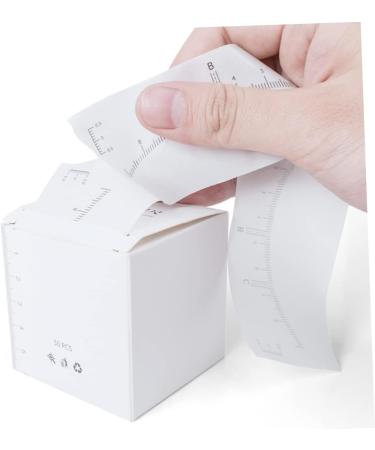 Healeved R gle Sourcils Adh sive Jetable 50 Autocollants Mesureur Flexible Maquillage D butants Professionnels Sym trie Sourcils Outil Auxiliaire - Buy Online on GoSupps.com