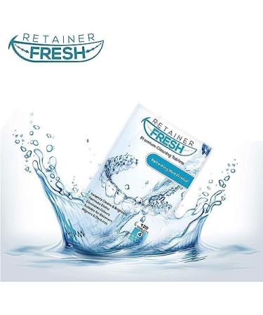 Retainer Cleaning Tablets - 120 Count for 4 Months Supply - Stain-Free & Fresh Brite - Cleaner for Retainer, Mouth Guard, Dentures, Aligners - Buy Online on GoSupps.com