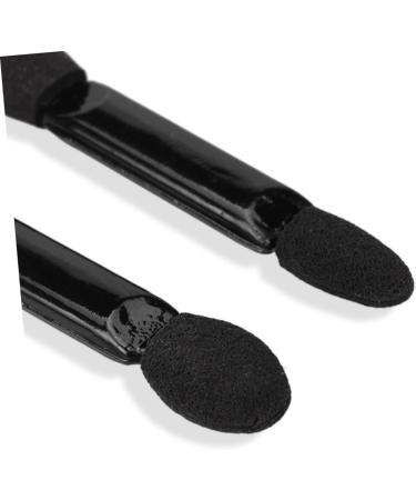 Mipcase 100 pcs Shadow Black Eyeshadow Makeup Tipped Brush Double-ended Eye Sponge 50pcsx2pcs Blackx2pcs - Buy Online on GoSupps.com