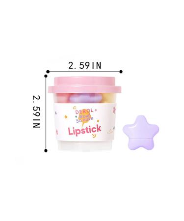 6-Color Mini Matte Star Capsule Lipstick Set - Long Lasting & Non Stick Cups - Velvet Portable & Candy Colour - Perfect for All Occasions - PINK - Buy Online on GoSupps.com
