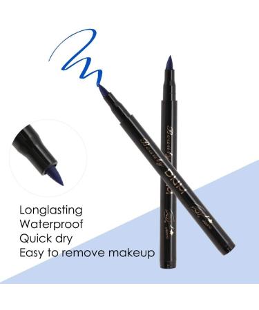 Liquid Eyeliner Pen Smudge Proof Eyeliner Long Lasting Fine Tip Eyeliner Pen for Precise Lines & Definition Precision Eyeliner Tool(Blue) - Buy Online on GoSupps.com