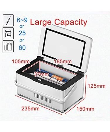 High Capacity Portable Insulin Vaccine Cooler Refrigerator Box Mini Insulin Cooler Car Refrigerator Keeps Medication Cooler and Insulated 2 X Battery Collector88 - Buy Online on GoSupps.com