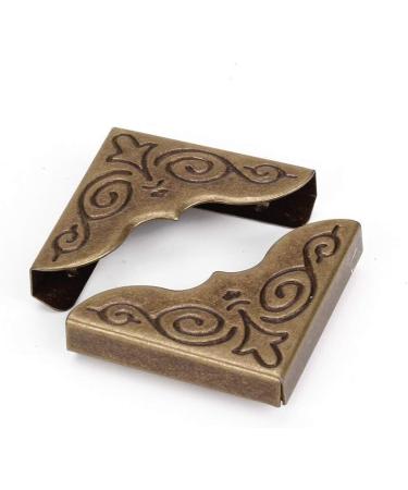 20pcs Bronze Metal Book Corner Guards - Scrapbook & Photo Album Decoration - Buy Online on GoSupps.com