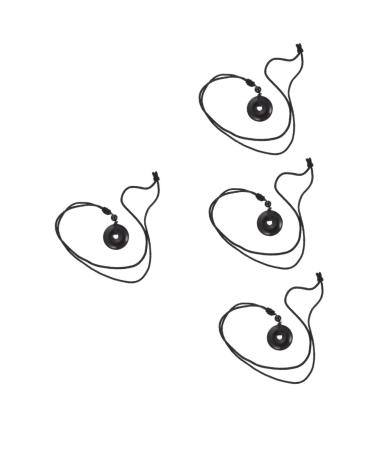 Magiclulu 4 piece of necklace with safety buckle crystal coin ear piercing set traditional crystal trailer decor protection necklace cotton thread portable men and women china