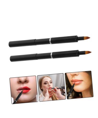 FRCOLOR Portable Lip Brush Set - 2pcs Retractable Lip Applicators for Makeup | Perfect Lipstick & Concealer Tools for Women - Buy Online on GoSupps.com