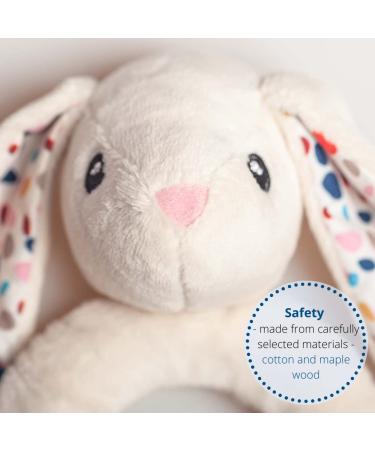 Whisbear Eco Teething Ring Baby Rabbit Beige | Natural Wooden Teething Aid | Safe Teething Ring for Infants - Buy Online on GoSupps.com