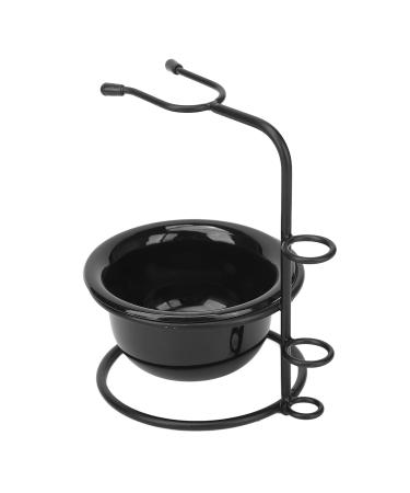 Metal Holder with Stable Base - 2-Piece Shaving Brush Stand & Dustproof Soap Bowl for Home & Barber Shop | International Shipping Available - Buy Online on GoSupps.com