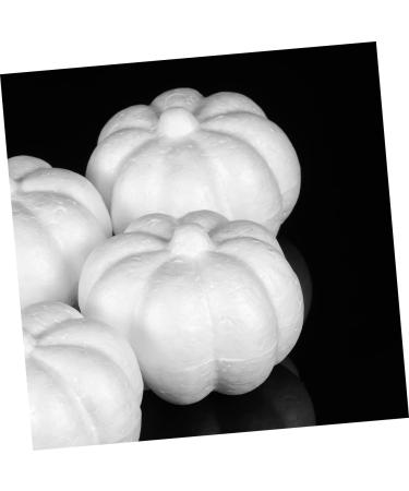 Alipis 30 Pcs White Foam Pumpkins for Crafts Fall Decorations for Home Pumpkin Centerpiece Homemade Ornaments Halloween Jack o Pumpkin White Decor Blue Home Decor Vegetable Fake Pumpkin - Buy Online on GoSupps.com