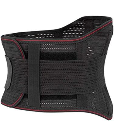 Four Seasons Breathable Multifunctional Lumbar Support - Self-Heating Waist/Abdominal Support for Men & Women (Black L) | Warm Hot Compress - Buy Online on GoSupps.com