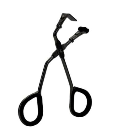Black Eyelash Curler with Refill Pads Pinching Mini Lash Curler for All Eyelash Shapes Makeup Brushes and Tools