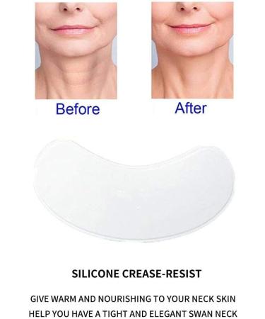 PHCOMRICH Reusable Anti Wrinkle Neck Pad Silicone Decollete Pads for Eliminate and Prevent Neck Wrinkles Anti Aging Transparent Pads (1pc) - Buy Online on GoSupps.com