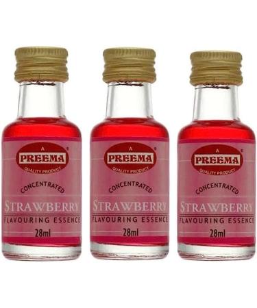 Preema | Strawberry Flavouring Essence 12X28ml | Prefect For Baking | Halal | Premium Quality - Buy Online on GoSupps.com