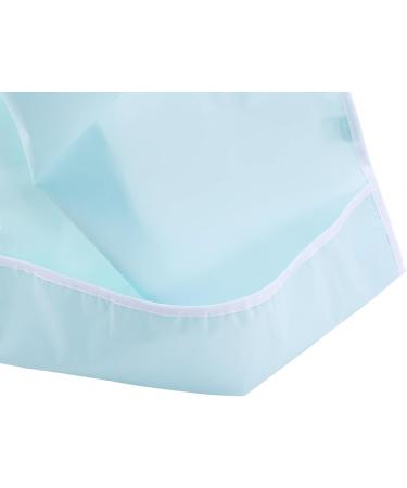 Adult Bibs Waterproof Adult Elder Mealtime Bib Clothes Clothing Protector Dining Aid a Perfect Item for the Adult and the Elder Who Lack Ability to Have Meal Reusable(Light green) - Buy Online on GoSupps.com