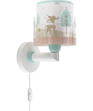 Dalber Children's Wall Lamp - Stylish Pink Cloud & Deer Design for Kids' Rooms | E27 | 61279 - Buy Online on GoSupps.com