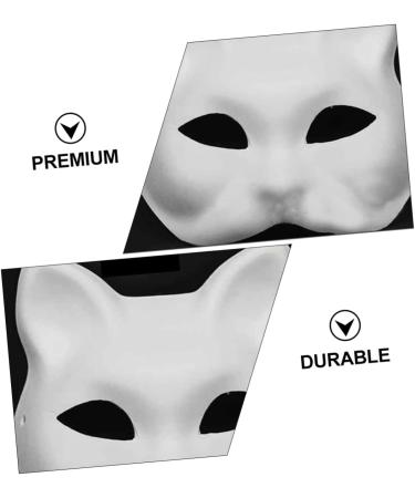 Buy Toyvian 8pcs Pulp Blank Cat Masks - Unpainted DIY Party Masks for Adults & Kids - Perfect for Cosplay & Birthdays - Buy Online on GoSupps.com