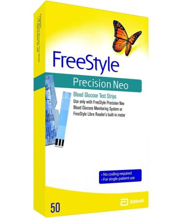 Blood Glucose Test Strips 'Freestyle Precision Neo' - 50 Test Strips Only