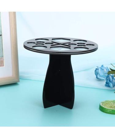 Portable Makeup Brush Drying Rack | 14 Holes Acrylic Holder for Nail & Paint Brushes | Essential Storage for Makeup Artists & Lovers - Buy Online on GoSupps.com