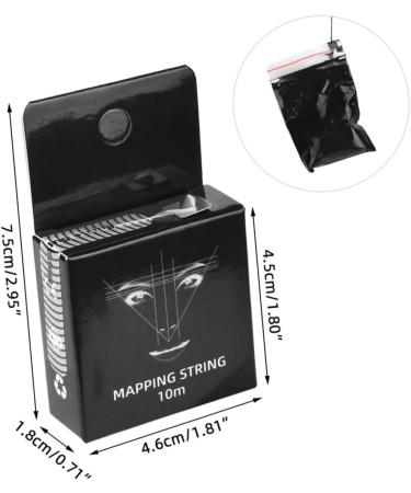 FRCOLOR 5pcs Eyebrow Ink Make up Kit Tools Durable Eyebrow Ruler Shaping Line Ruler 4.6x1.8x7.5cmx5pcs Blackx5pcs - Buy Online on GoSupps.com