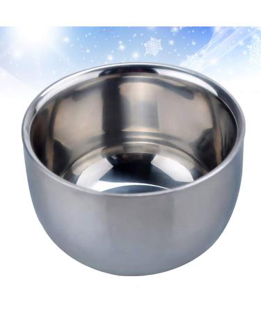 Premium Stainless Steel Razor Shell Shaving Soap Bowl - Men's Shaving Accessories & Soap Cup Container - Buy Online on GoSupps.com