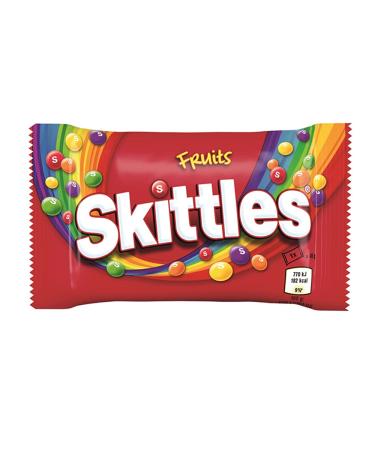 SKITTLES FRUITS Skittle 45g Fruit Pack (Pack of 12)