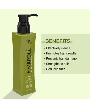  QURA QURA Kairfol Anti-Hair Loss Shampoo | Anti-Hair Loss Shampoo | Anti-Hair Loss Shampoo for Men and Women | Scalp Shampoo 200 ml - Buy Online on GoSupps.com