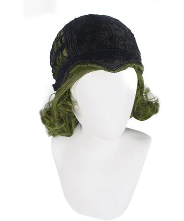 Haptufer Green Wig for Clown Costume Wig Men Short Wavy Wig Joker Fleck Wig Halloween Easy to Use - Buy Online on GoSupps.com