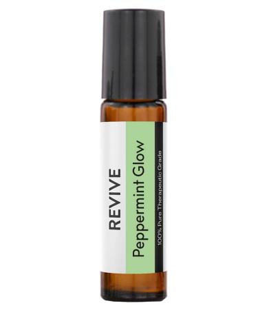Peppermint Glow Roll-On by REVIVE Essential Oils - 100% Pure Therapeutic Grade for Diffuser Humidifier Massage Aromatherapy Skin & Hair Care