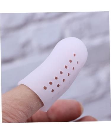 HEALEEP 2 Pair Silicone Toe Protectors - Toe Cushion Tubes for High Heels - Thumb Protectors - Corn White Size 2 - Buy Online on GoSupps.com