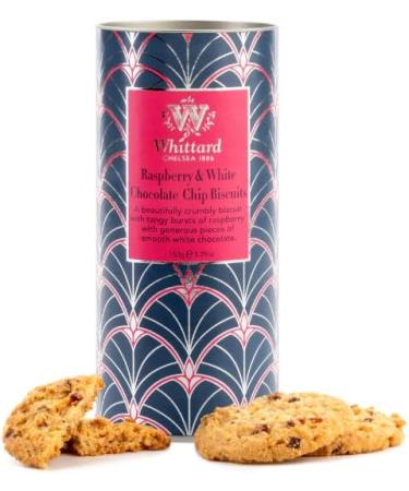 Whittard Raspberry & White Chocolate Chip Biscuits 150g - Buy Online on GoSupps.com