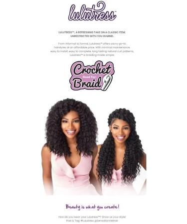 SENSATIONNEL LULUTRESS CROCHET BRAID DEEP TWIST 18" (1B) - Buy Online on GoSupps.com