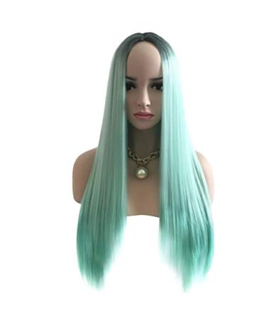 Wig Ladies Long Hair Black Curly Party Women Brazilian Straight Hair 50s 60s 70s 80s