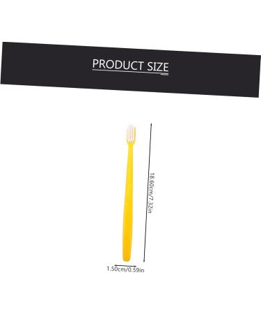 Frcolor Nano Toothbrush Set - 4 Soft Toothbrushes for Optimal Oral Hygiene & Gum Care - Slipproof Travel Bags Included - Buy Online on GoSupps.com