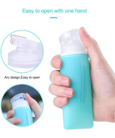 JasCherry Silicone Travel Bottles 4 Pack - Mini 37ml Leak-Proof for International Shipping - Buy Online on GoSupps.com