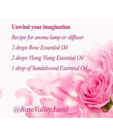 Premium Rose Essential Oil for Skin | Rose Valley Land - Ideal for Perfume & Soap Making 1 mL Bottle - Buy Online on GoSupps.com