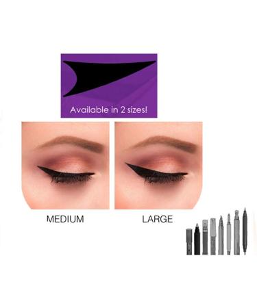  Lipfer 1pc Eyeliner Mold Lazy Silicon Eyeshadow Climp Drop Shape Applicator Silicon Stamper - Buy Online on GoSupps.com