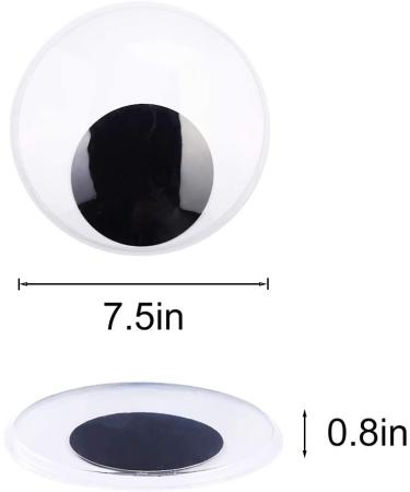 DIYASY 7.5 Giant Googly Eyes - 2 Pcs Large Self-Adhesive Wiggle Eyes for Crafts & Christmas Ornaments - Buy Online on GoSupps.com