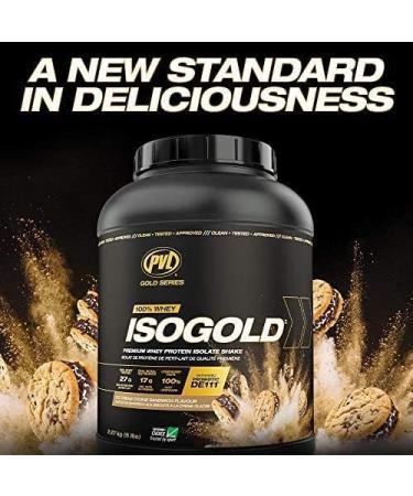 PVL ISOGOLD Grass Fed - Premium Isolate 100% Whey Protein Shake (2.27 kg (Pack of 1) Vanilla MIlkshake - Buy Online on GoSupps.com