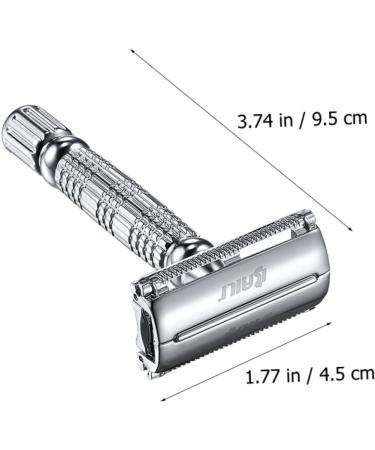 Healeeved Manual Razor - Double Blade Shaving for a Close Comfortable Cut | International Shipping Available - Buy Online on GoSupps.com
