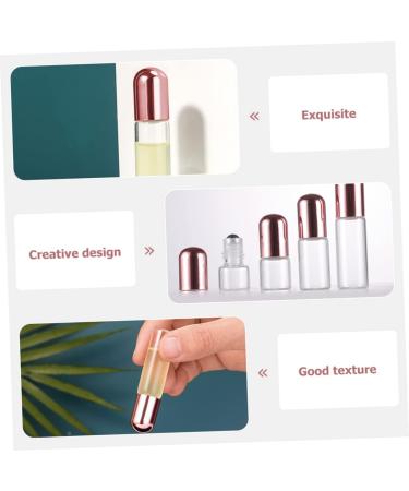 FRCOLOR 30 Pcs Essential Oil & Perfume Sample Bottles - Travel Size Vintage Glass Rollers & Clear Cosmetic Bottles for Perfume & Shampoo - Buy Online on GoSupps.com