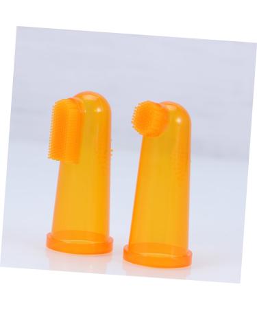 Minkissy 2-Pack Toddler Finger Toothbrush - Soft Fur Baby Teeth Cleaning Brush for Babies & Toddlers - Buy Online on GoSupps.com