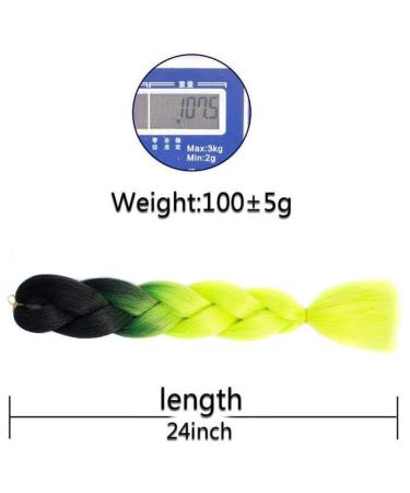 Fanyu Ombre Braiding Hair - 3 Pack High Temp 24 Inch Pre-Stretched Hair Extensions - Buy Online on GoSupps.com