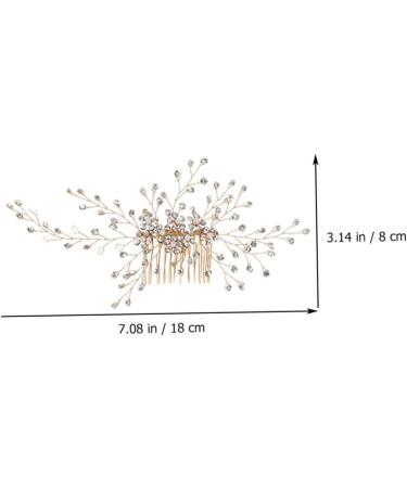 Healeved 4 Sets Bridal Headwear Wedding Decor Pearl Hair Accessories Hair Comb Pearl Headpiece Wedding Hair Pin Wedding Headdress Bridesmaid Hair Accessories Wedding Side Comb Zinc Alloy - Buy Online on GoSupps.com