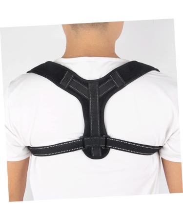 FOMIYES Black Belt Shoulder Posture Brace | Posture Trainer & Harness for Enhanced Alignment - Buy Online on GoSupps.com