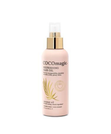 Cocomagic Nourishing Hair Oil | Promotes Healthy-Looking Hair | Restore Manageability  Add Silky  Glossy Shine | Paraben Free  Cruelty Free  Made in USA (3 oz)