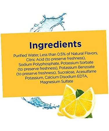 Nestle Splash Natural Lemon Flavored Water 0.5 Liter (16.9 oz.) - Bottle - Case of 24 .3 pack - Buy Online on GoSupps.com