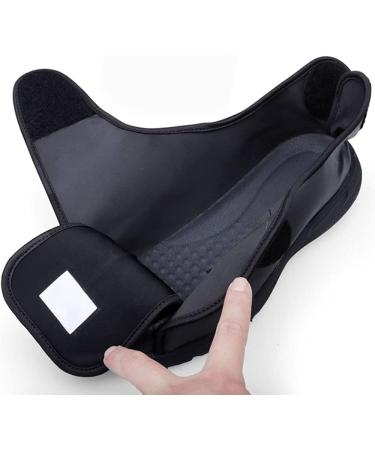 ZJING Men's Wide Diabetic Leather Shoes | Adjustable Closures | Walking Slippers for Arthritis, Edema, Swollen Feet | Size 14, Black - Buy Online on GoSupps.com