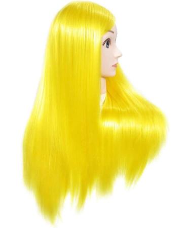 ZHJING Fashion Training Head - High Temperature Silk Hair Styling Model for Salon & Barber Use - Buy Online on GoSupps.com