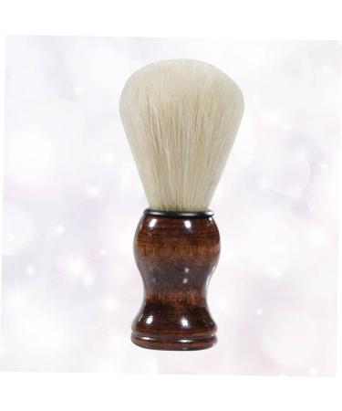 Beatifufu Men's Beard Brush & Razor - Premium Grooming Tool for Styling & Cleaning | 11x3.2cm Wood & Bristles - Buy Online on GoSupps.com