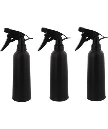 Kosmetex Black Matt Spray Bottle 350ml - Empty with Atomizer - Set of 3 for Perfect Dispensing - Buy Online on GoSupps.com