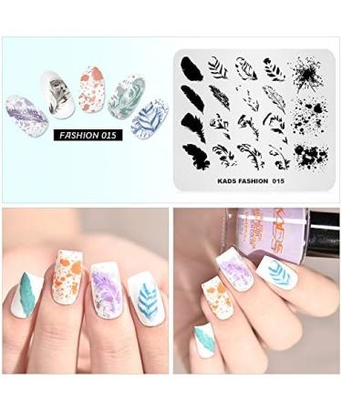 KADS Fashion Nail Stamping Plate DIY Image Template for Manicure - FASHION 015 - Buy Online on GoSupps.com